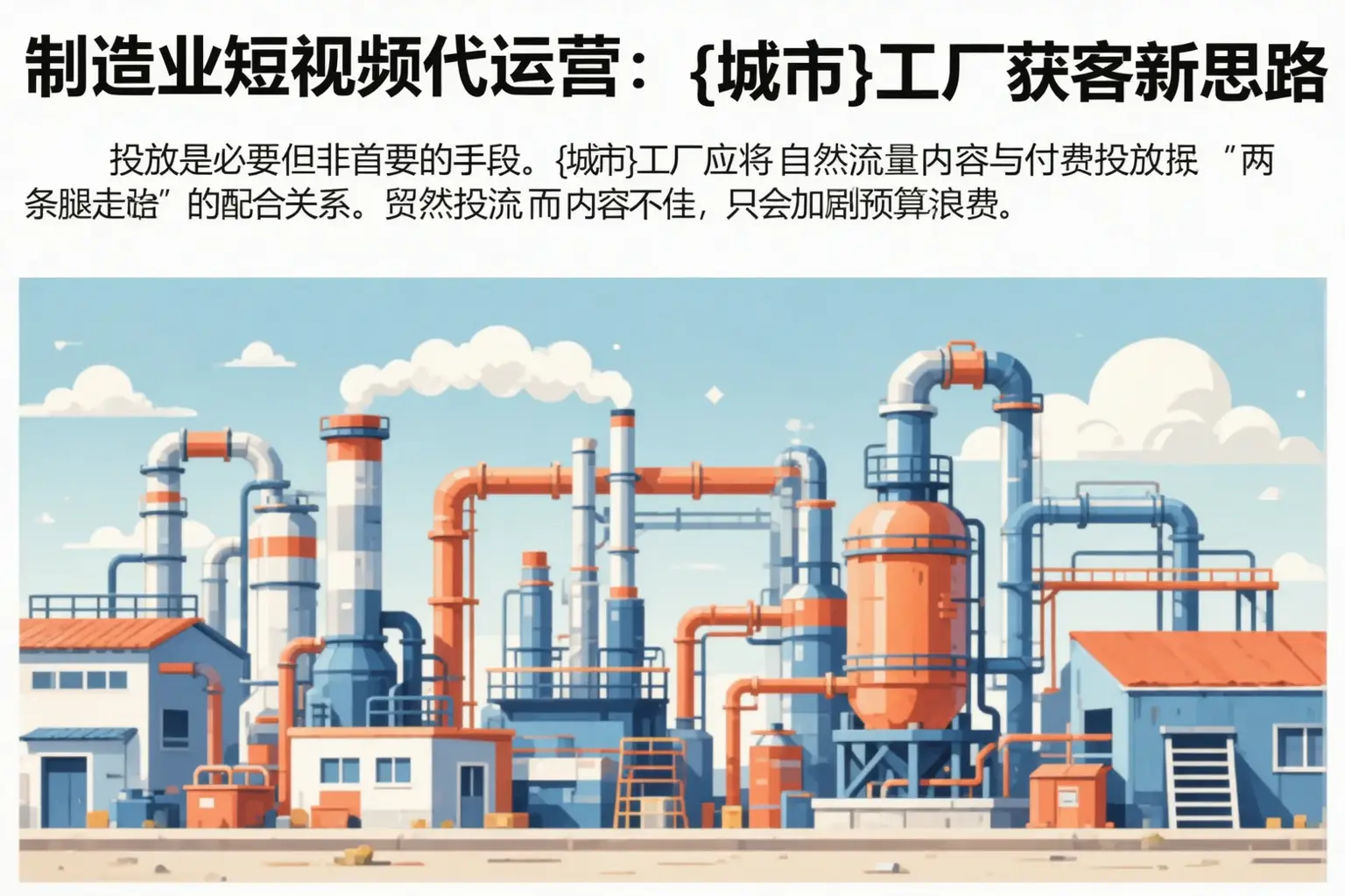 制造业短视频代运营:台州工厂获客新思路