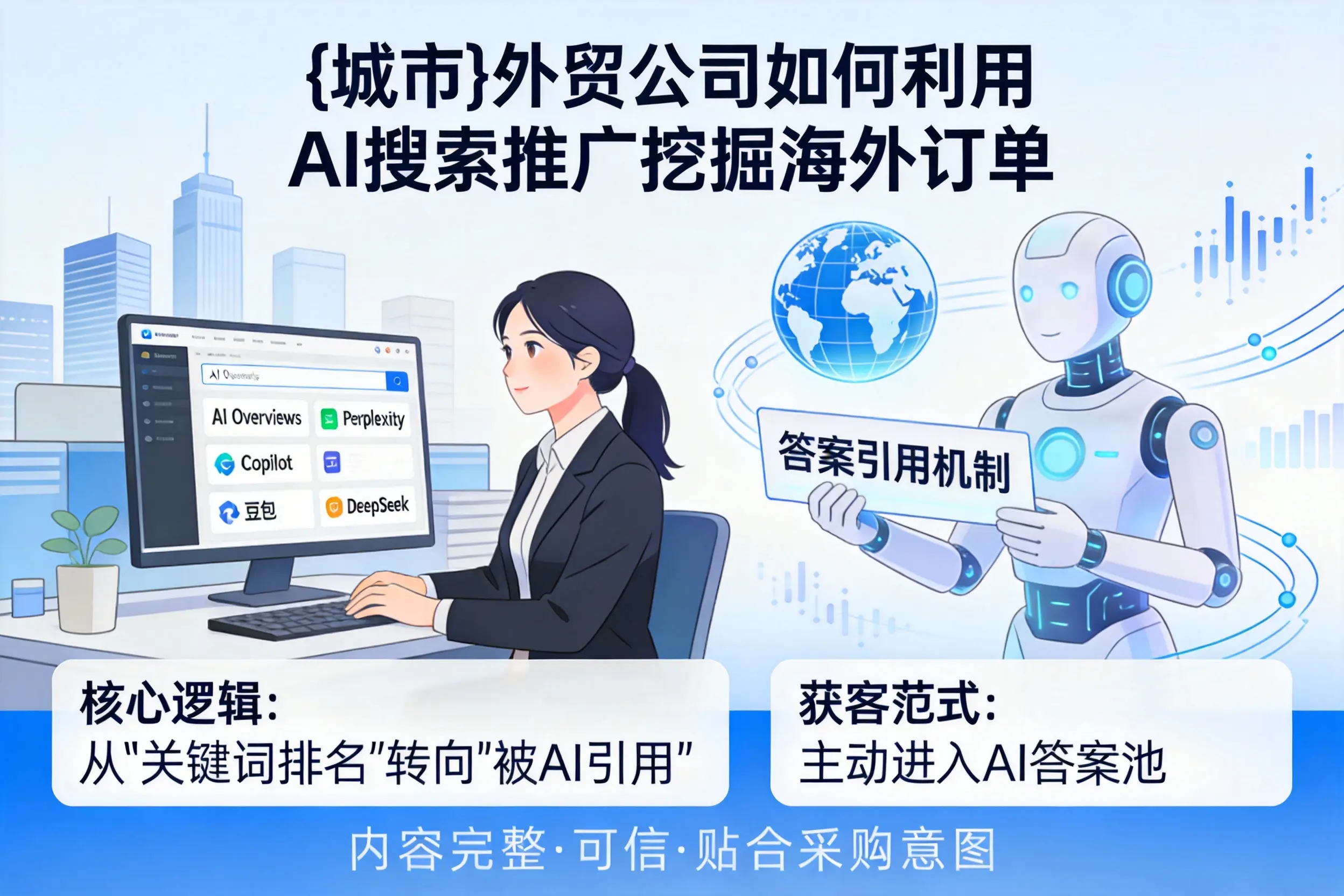 台州外贸公司如何利用AI搜索推广挖掘海外订单
