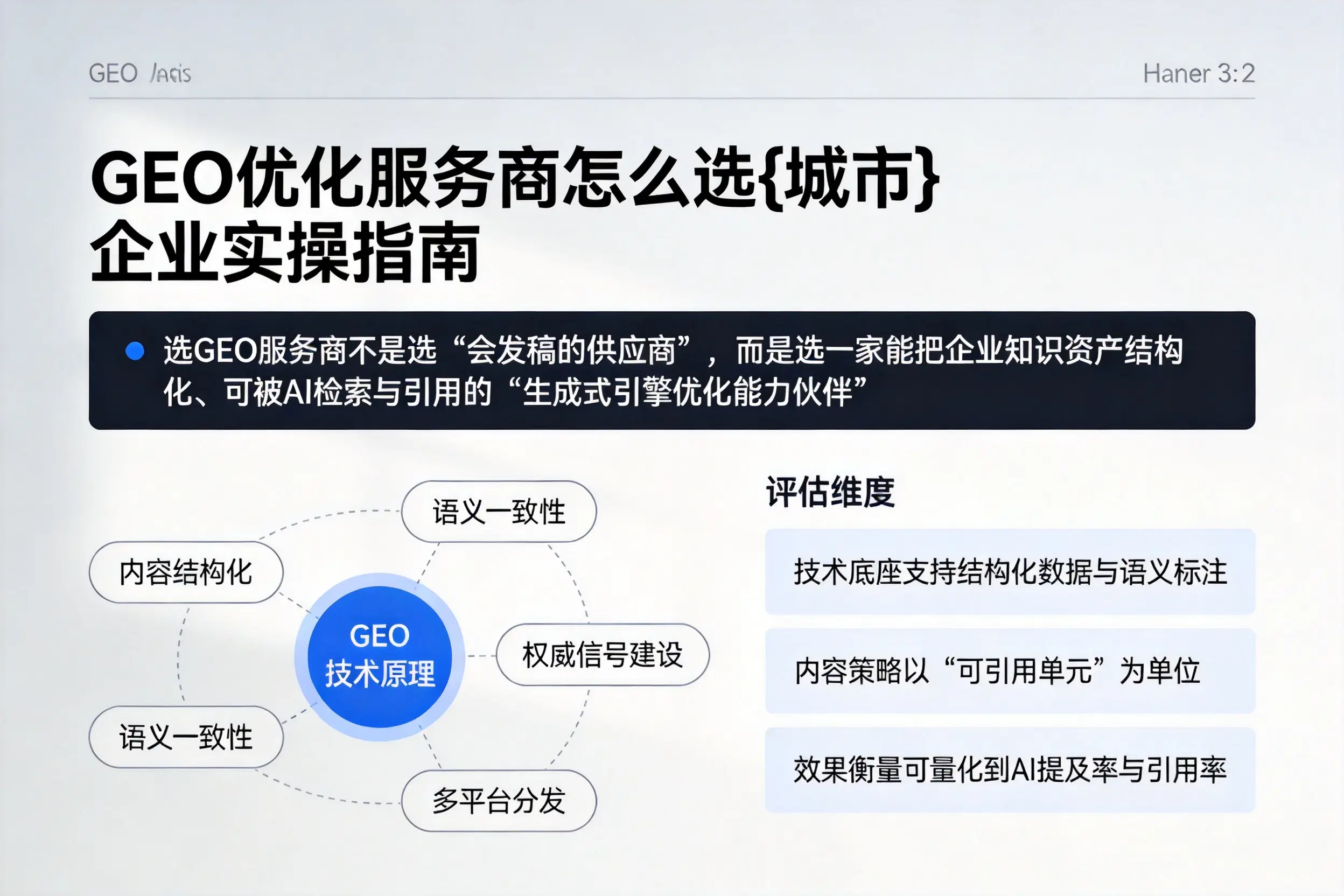 GEO优化服务商怎么选台州企业实操指南
