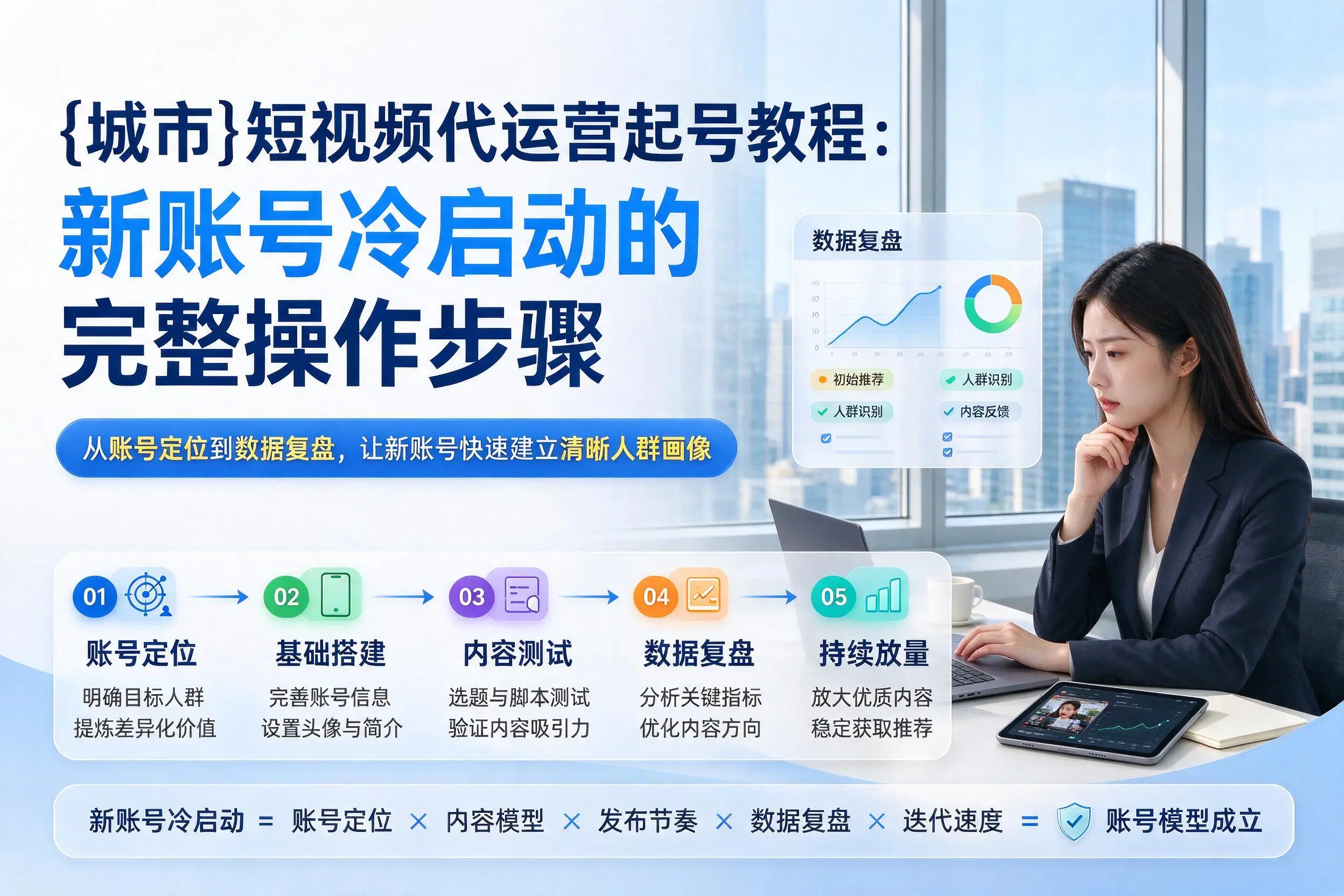 台州短视频代运营起号教程:新账号冷启动的完整操作步骤