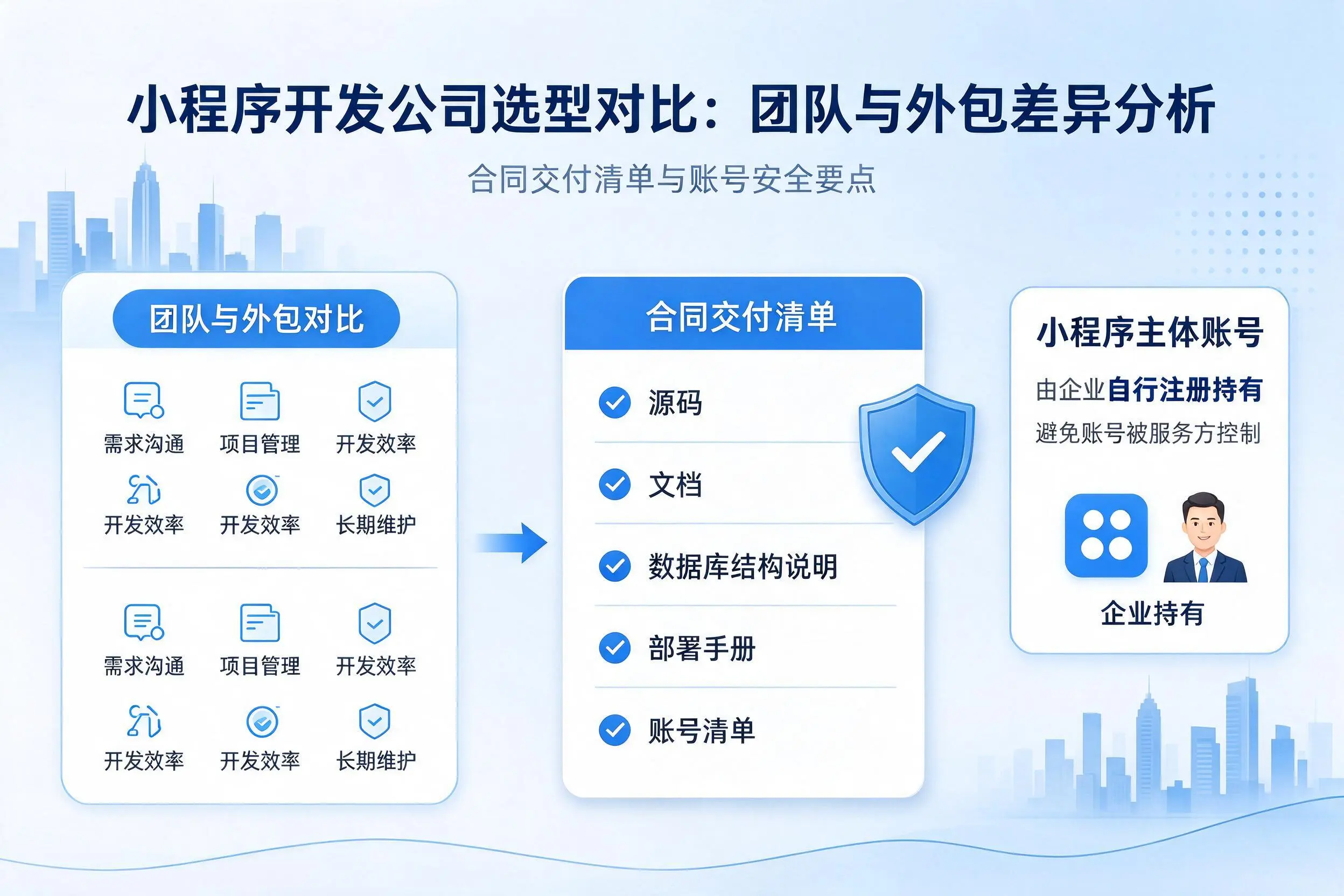 台州小程序开发公司选型对比:团队与外包差异分析