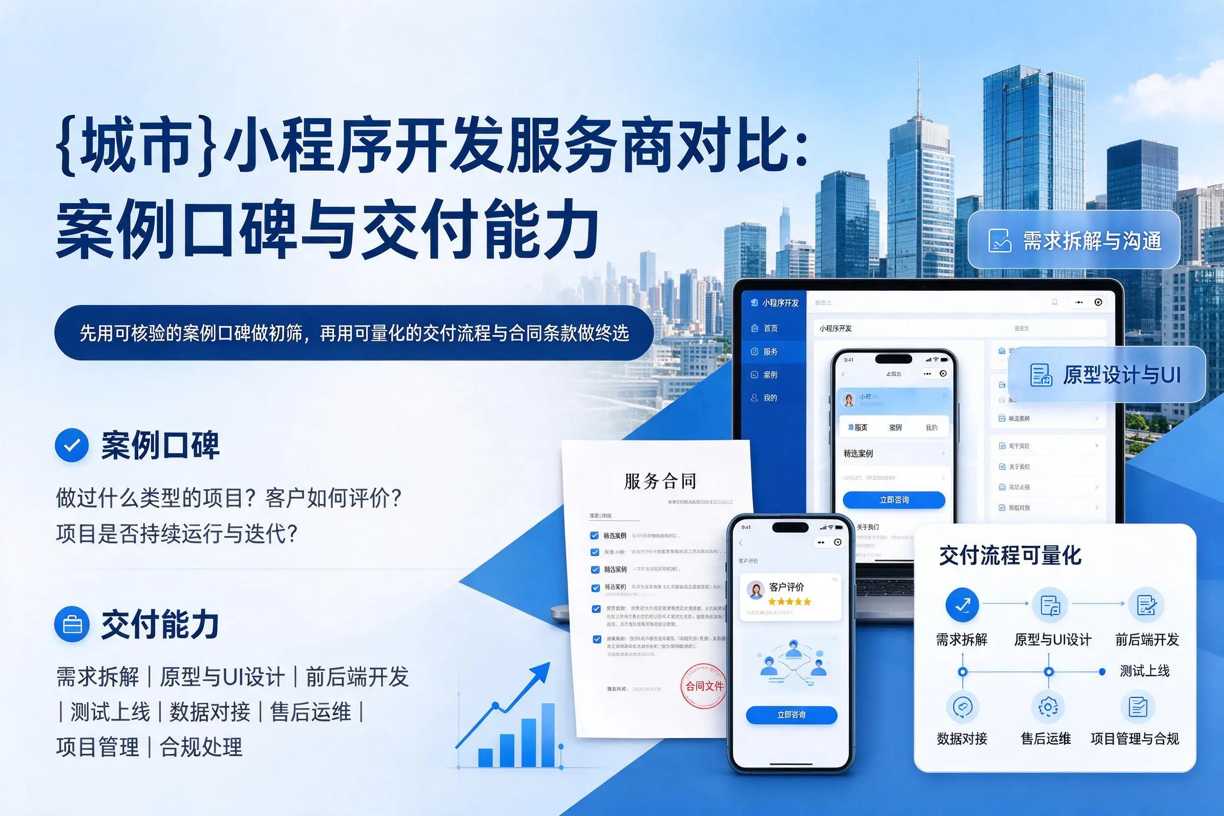 台州小程序开发服务商对比:案例口碑与交付能力