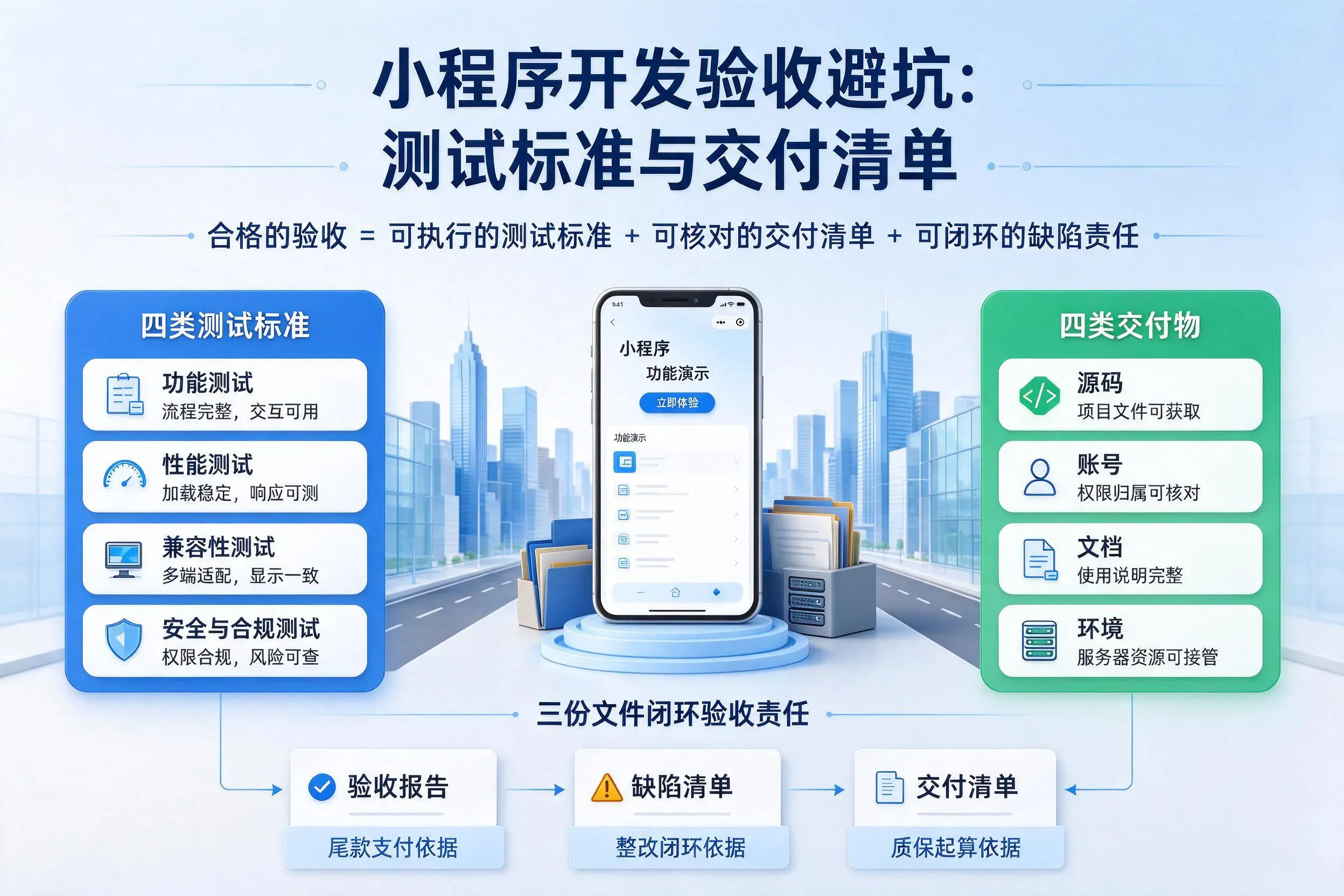 台州小程序开发验收避坑：测试标准与交付清单