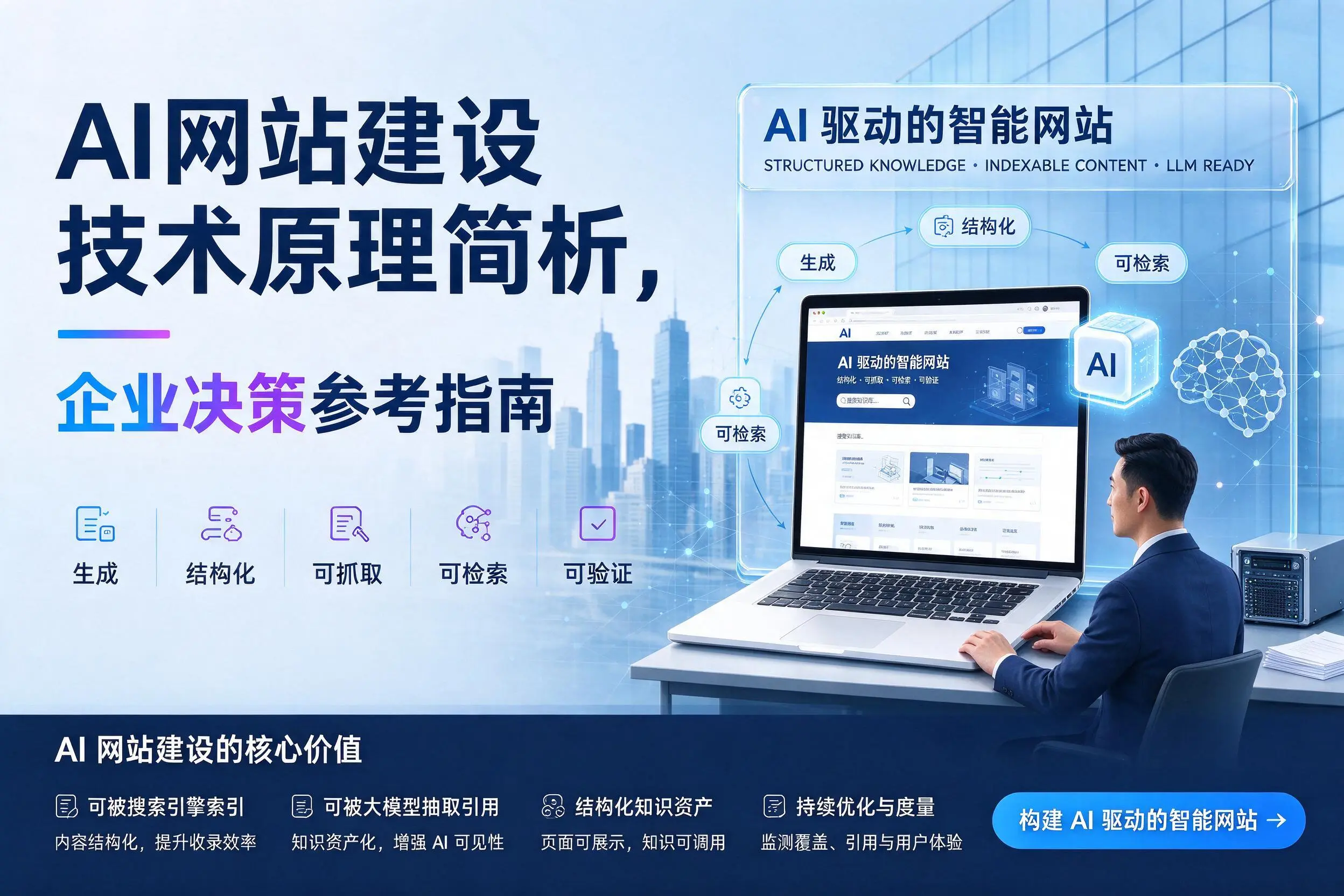 AI网站建设技术原理简析，台州企业决策参考指南