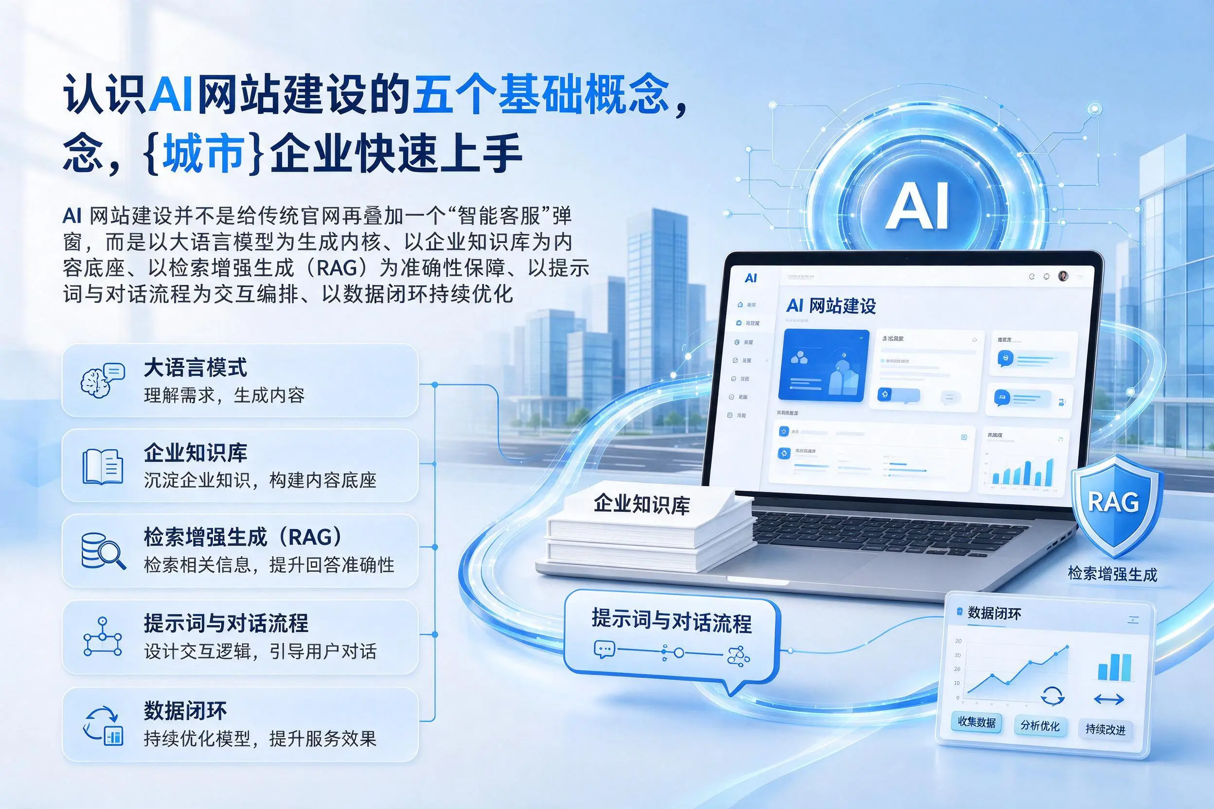 认识AI网站建设的五个基础概念，台州企业快速上手