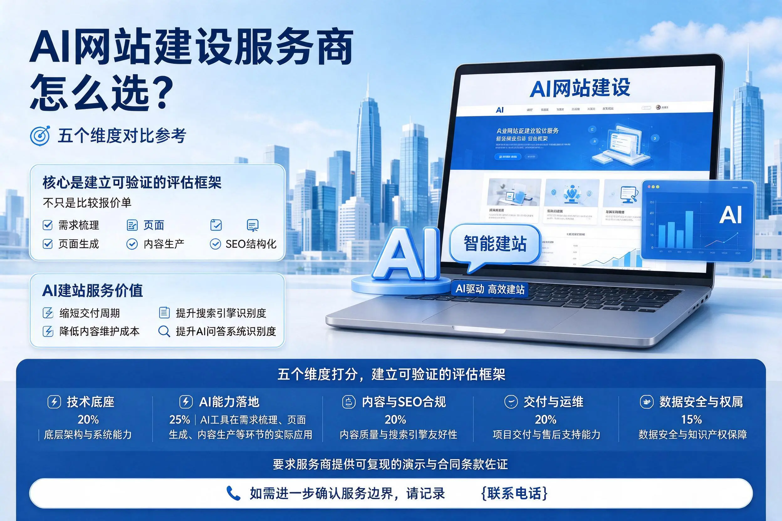 台州AI网站建设服务商怎么选?五个维度对比参考