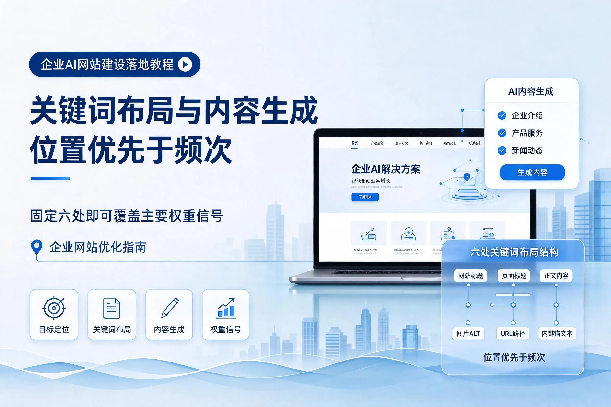 台州企业AI网站建设落地教程:关键词布局与内容生成
